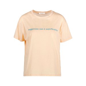 T-SHIRT FRASE LEGGEREZZA NON È SUPERFICIALITA