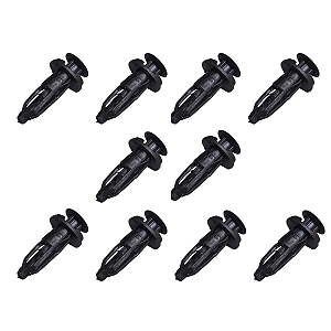10 Rebites Fixador Grampo Presilha Parachoque Painel Toyota Corolla, Etios, Camy, Filder, Prado, Prius, RAV4, Yaris, SW4