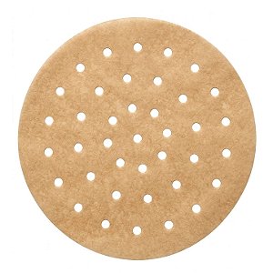 Papel Perfurado Descartável Redondo para Air Fryer 100 unidades