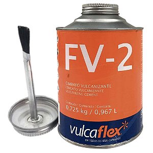 Cola Cimento Vulcanizante A Frio Fv-2 Lata 725gr - Vulcaflex