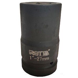 Soquete de impacto CR-MO 1' X 27mm X 80mm Médio - Rotta 376