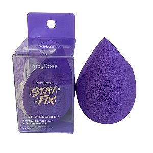 esponja de precisão para maquiagem  stay fix  - ruby rose