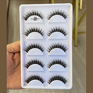 Cilios 3D E01 5 pares