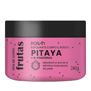 esfoliante pitaya corpo e rosto 240g - poram