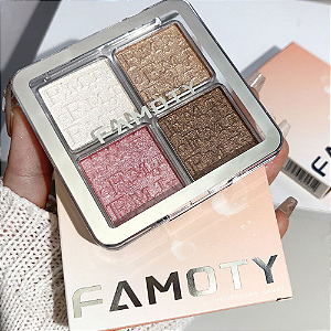 Paleta de iluminador famoty