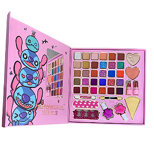 Kit maquiagem rosa infantil Stitch
