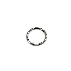 Piercing Titânio - Argola - Nariz - Segmentada -  Articulada - Clicker - Espessura 0.8 mm