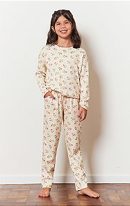 Pijama Wendy fechado infantil/juvenil