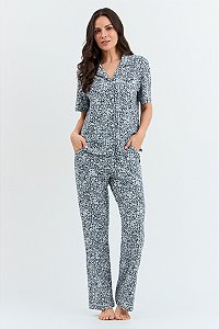 Pijama Daisy abotoado c/ calça