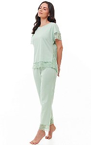 Pijama Dani manga curta c/ calça capri