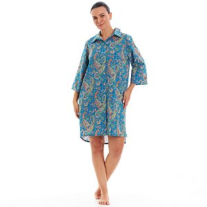 Camisão Lakshmi abotoado curto