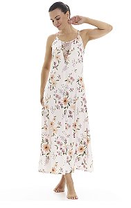 Camisola Clara longa alcinha