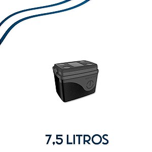 Caixa Cooler  Termica 7,5L Floripa Preta