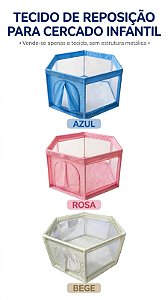Forro Capa Cercadinho Mazzilli 120 cm x 120 cm - Cores