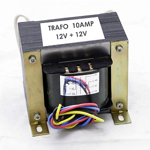 Transformador Trafo 0v-110v-0V - 110v x 12vac-0v-12vac10A