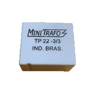 Mini Trafo de Pulso MTPT 22-3/3 Indicado para Disparos Tiristores e Triacs