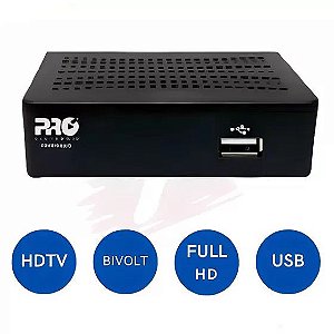 Mini Conversor Digital De TV Full HD  com Entrada HDMI e USB  Pro Eletronic