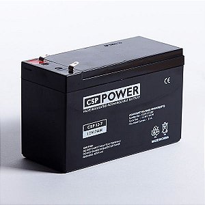 Kit 2 Bateria Recarregável para Nobreak  CSP 12v 7A  , Centrais Alarme ,Iluminação