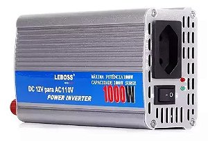 Inversor conversor Veicular C/ potência 1000W 12V P/ 110V - LEBOSS