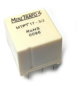 Mini Trafo de Pulso MTPT 17-03/2 1.1.1 -400MA Indicado para Disparos de Tiristores e Triacs