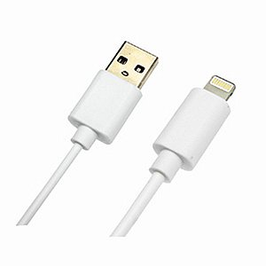 Cabo Apple USB - Iphone 5/6/7 2Metros Branco Comp