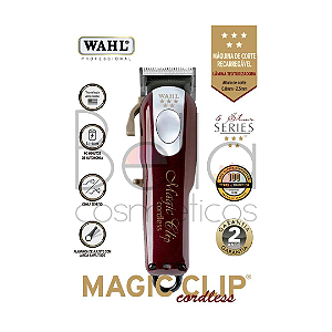 WAHL CORTE SEM FIO MAGIC CLIP CORDLESS BIVOLT - R$ 810,00