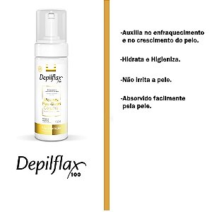 DEPILFLAX MOUSSE REDUTOR DE PELOS PÓS DEPILAÇÃO 150ML