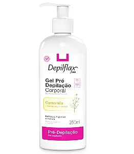 DEPILFLAX GEL PRÉ DEPILAÇÃO CAMOMILA 250ML