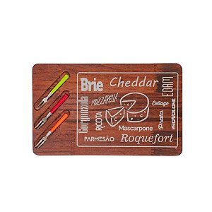 Kit Standart Tábua Frios com garfinhos (Rústico) cx c/6 pçs R-57 L