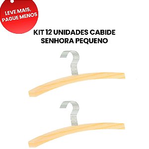 Cabide Senhora 27cm Pequeno Madeira, Bordar c/12pçs Cx c/35dzs REF-04 B