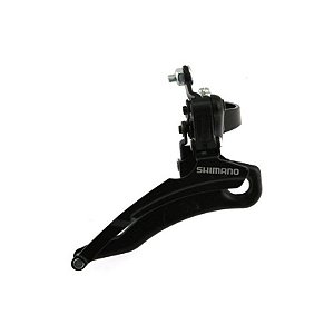 Câmbio Dianteiro Shimano TZ31 31.8mm Puxa por Baixo