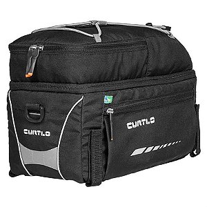 Alforje Para Cicloturismo/Commute - Curtlo Rack Pack - 12 Litros - Preto