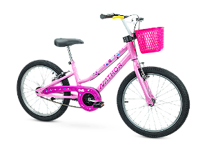 Bicicleta Infantil Aro 20 - Nathor Bella - Aço - Rosa