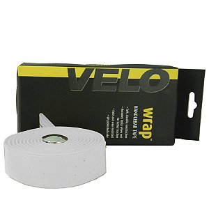 Fita de Guidão Velo VLT-001SG EVA Branco com Gel