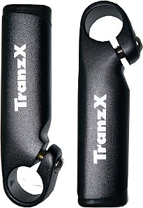 Bar End Tranz-X - Mountain Bike - 100mm - Alumínio - Preto