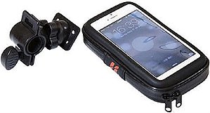 Bolsa de Celular P/Bicicleta - High One (iPhone) - Zíper - Preto