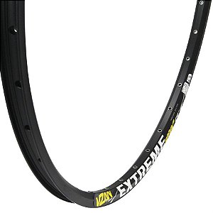 Aro 29 - 32/36 Furos - Vzan Extreme Disc - Folha Dupla - Alumínio - Preto/Branco