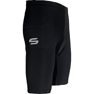 Bermuda de Ciclismo Masculina - Skin Sport Fun - Dual Pro - Preta