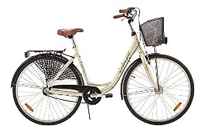 Bicicleta Aro 28 - Tropix Kayoba City Elegance - Shimano Nexus - Alumínio - Creme