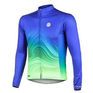 Camisa de Ciclismo Masculina Manga Longa Streak Mauro Ribeiro