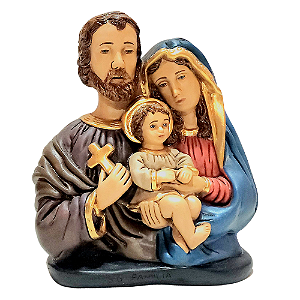 Imagem da Sagrada Família 24,5cm – Amor, União e Proteção para o Lar