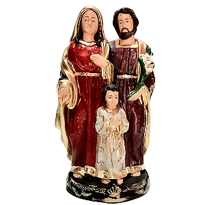 Imagem da Sagrada Família 39cm – Amor, União e Proteção para o Lar