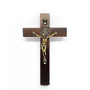 Crucifixo Rústico de Porta São Bento 12 cm