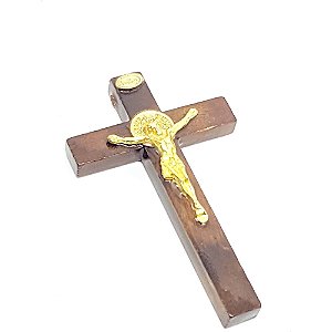 Crucifixo de porta com São Bento 7,5 cm