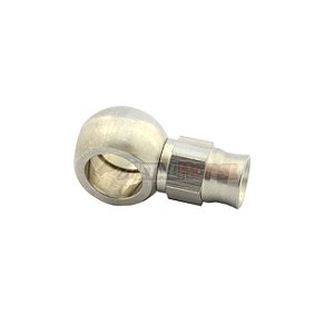 Conexão tipo Banjo 3AN / AN3 para Parafuso M12 - 11.2mm Reta para Mangueira PTFE - Inox - Metal Horse