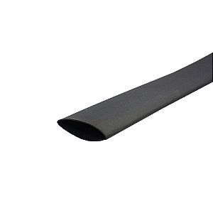 Conduíte DR Termo Retrátil 2:1 3/8" (9.5mm) 1 metro - Preto - Metal Horse