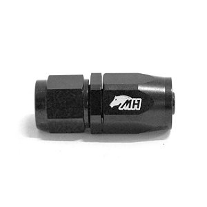 Conexão 4AN / AN4 Reta para Mangueira Aeroquip - Black Edition (Preta) - Metal Horse