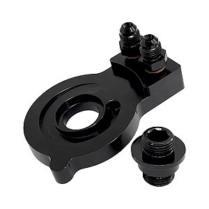 Flange Adaptadora de Radiador de Óleo Harley - Twin13