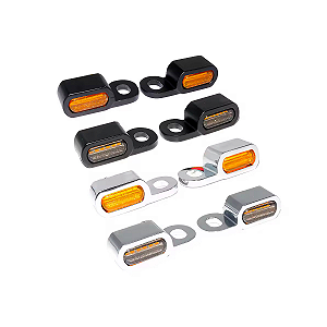 Par de Mini Setas de Guidão Harley Touring 09-17 Embreagem Hidráulica - Twin13