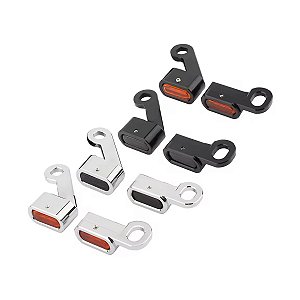 Par de Mini Setas de Guidão Harley Touring 09-17 e Softail 15-20 - Twin13